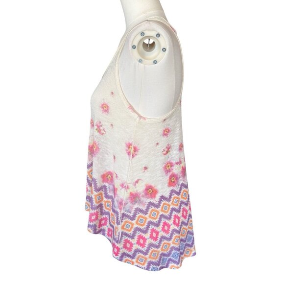 Gaze USA Round Neck Sleeveless Lightweight Flowy Pullover Tank Top Women's M - Picture 3 of 7